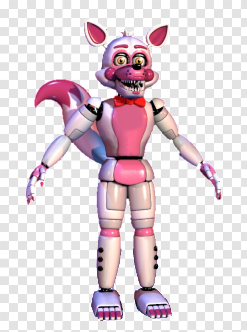 Five Nights At Freddy's: Sister Location Freddy's 2 3 4 - Action Figure - Foxy Transparent PNG