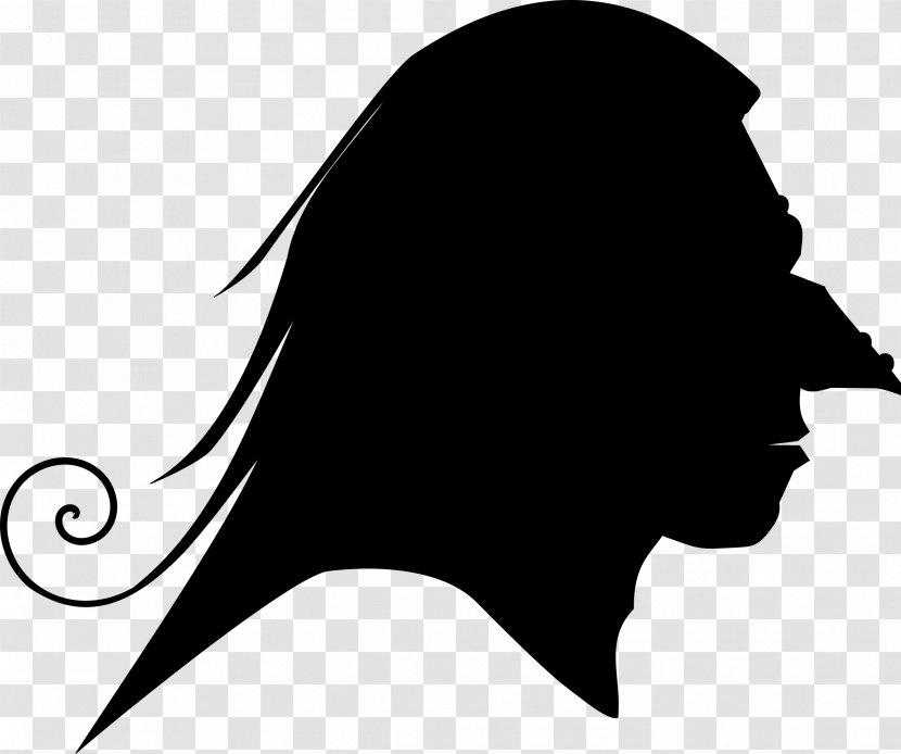 Silhouette Witchcraft Clip Art - Human Behavior - Profile Transparent PNG