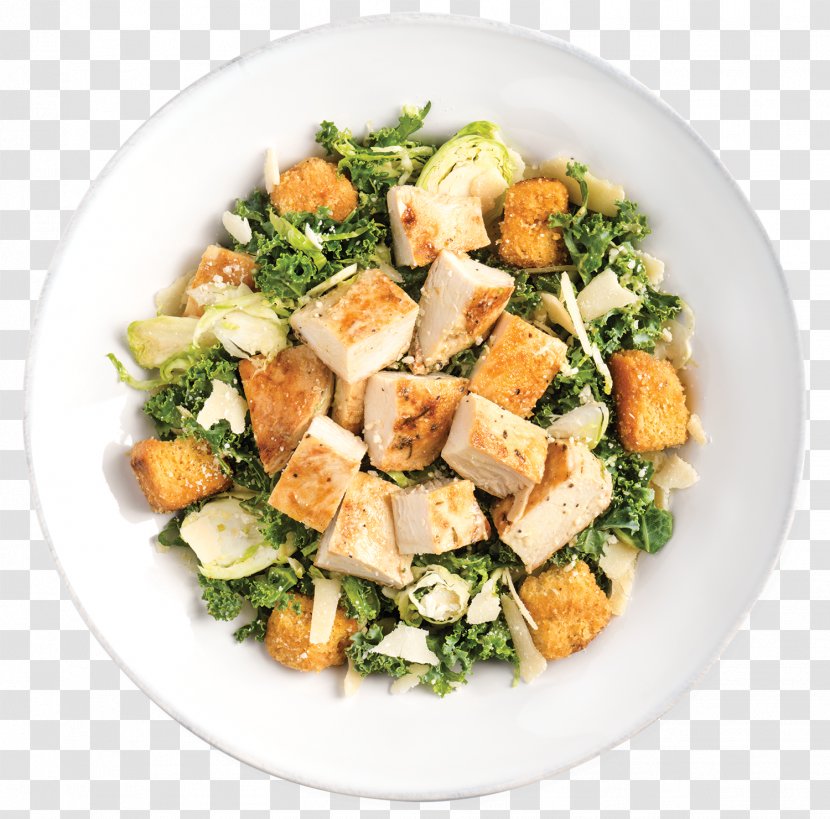 Caesar Salad Chicken Barbecue Fattoush Vegetarian Cuisine - Dish Transparent PNG