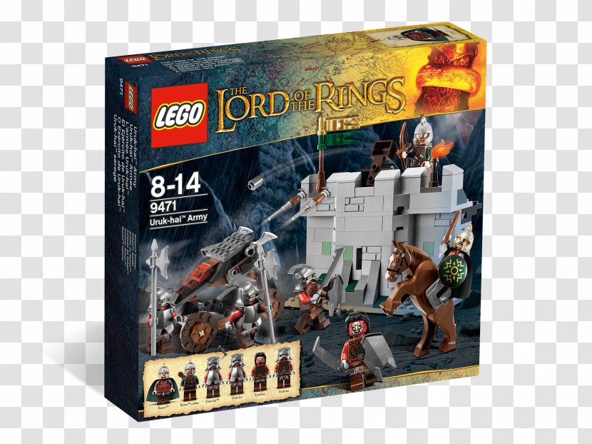Lego The Lord Of Rings LEGO 9471 Uruk-Hai Army Minifigure - Toy Transparent PNG