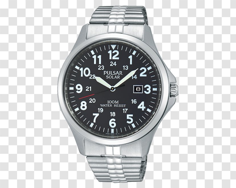 Pulsar Solar-powered Watch Rolex Lorus - Seiko - Men's Watches Transparent PNG