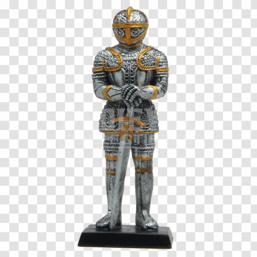 Middle Ages Knight Statue Figurine Sculpture - Sword - Medieval Transparent PNG