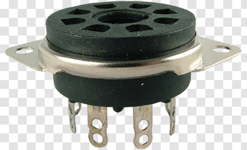 Vacuum Tube Socket Valve Amplifier Electronics 5Y3 - Plate Hole Transparent PNG