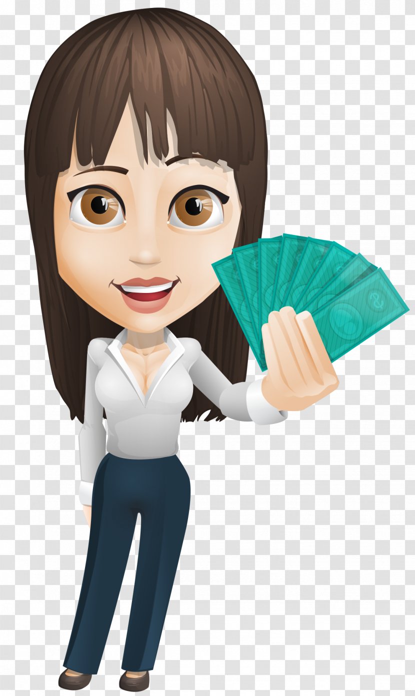 Businessperson Woman Drawing - Heart Transparent PNG