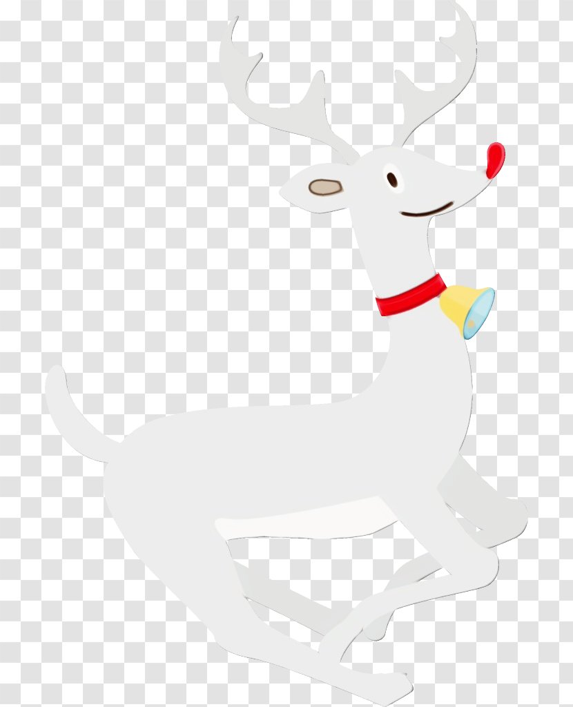Reindeer - Wet Ink - Fawn Tail Transparent PNG