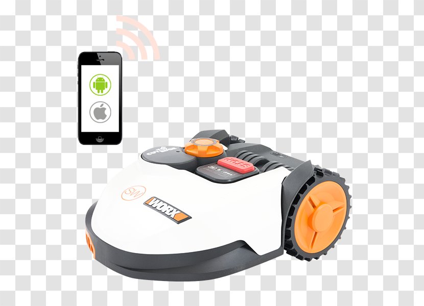 Robotic Lawn Mower WORX Landroid WR106SI Mowers S Basic - Smartphone Artificial Intelligence Transparent PNG