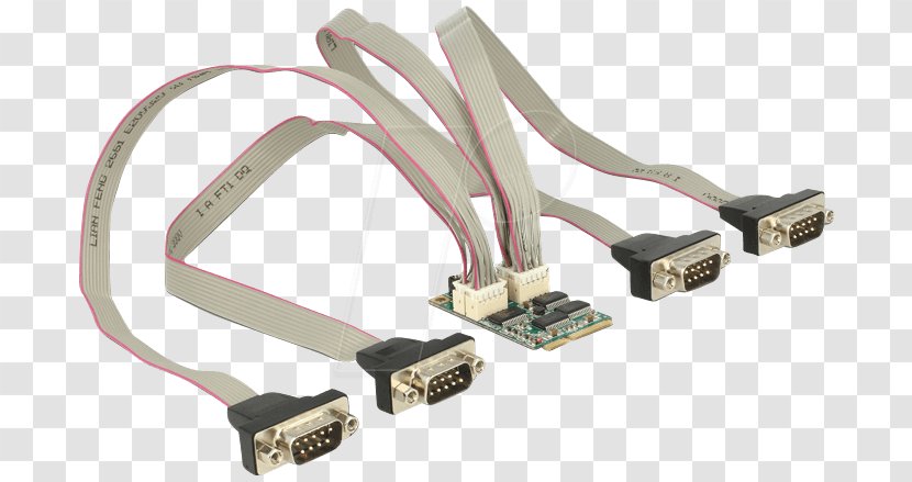 Serial Cable PCI Express Mini RS-232 Port - Conventional Pci - USB Transparent PNG