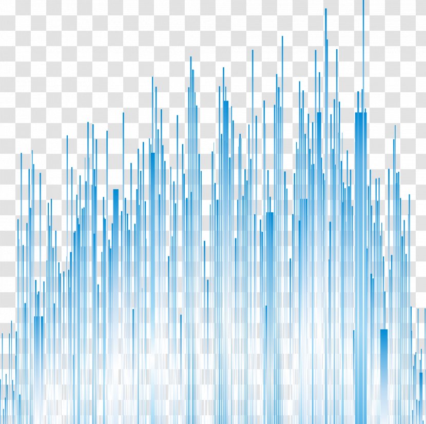 Blue Line Euclidean Vector - Technology - Material Science And Lines Transparent PNG