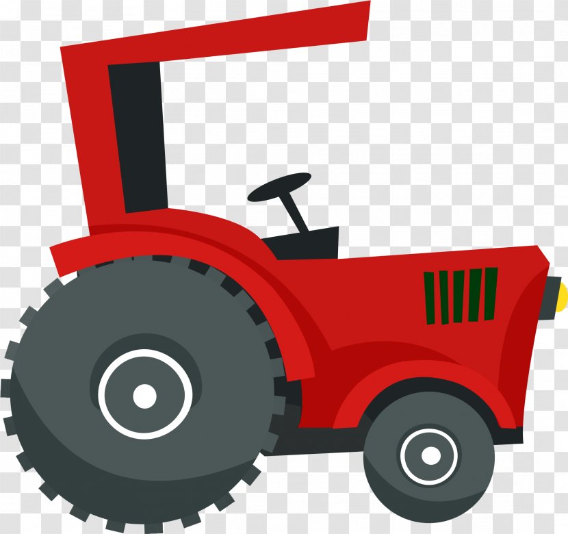 Vehicle Tractor Motor Mode Of Transport - Agricultural Machinery - Wheel Automotive System Transparent PNG