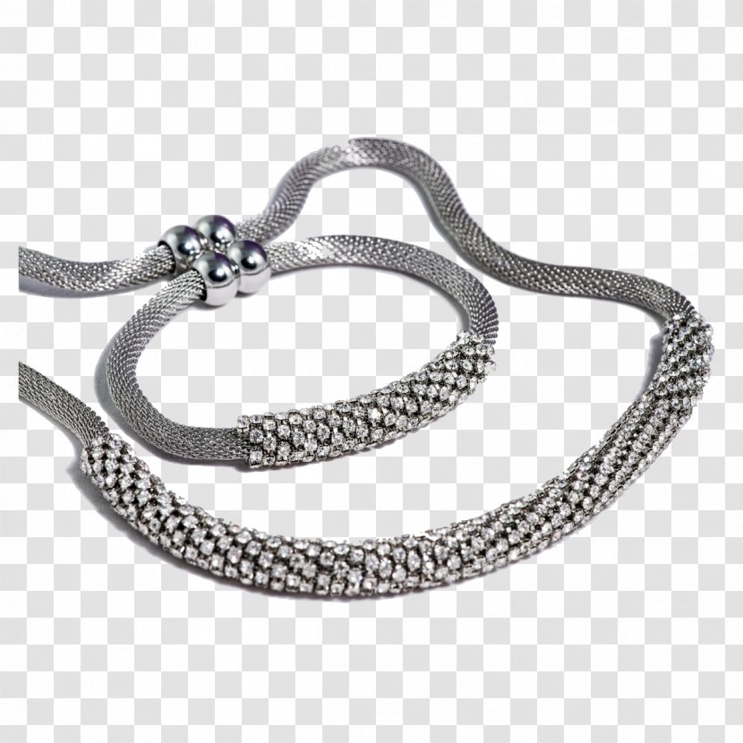 Bracelet Silver Necklace Body Jewellery Jewelry Design Transparent PNG
