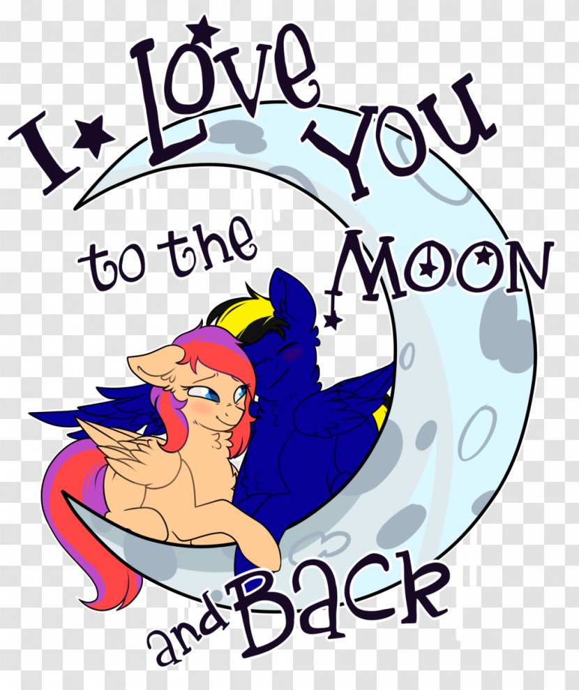 Human Behavior Organism Clip Art - I Love You To The Moon And Back Transparent PNG