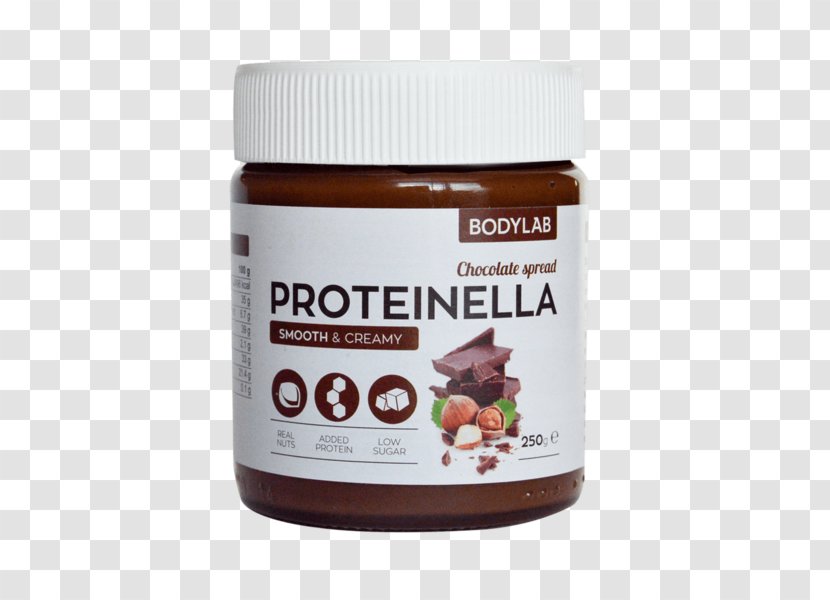 Bodylab Proteinella 250 G Chocolate Spread Food BodyLab Super Crunch - Glutenfree Diet Transparent PNG