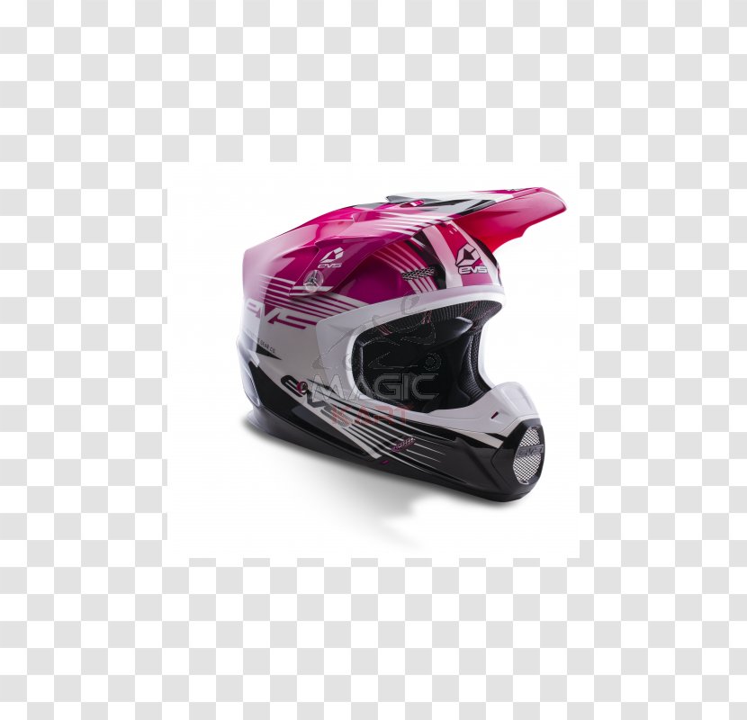 Motorcycle Helmets Bicycle Motocross - Magenta Transparent PNG