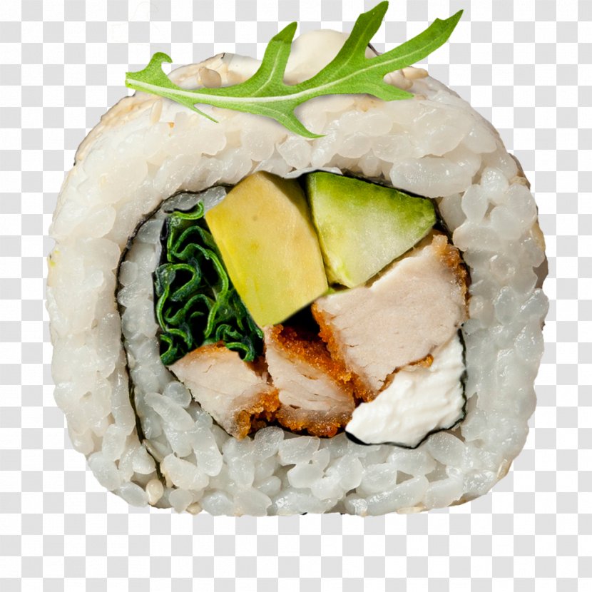 California Roll Sushi Gimbap Makizushi Japanese Cuisine - Menu Transparent PNG
