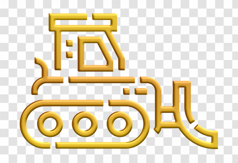 Bulldozer Icon Vehicles Transport Icon Construction And Tools Icon Transparent PNG