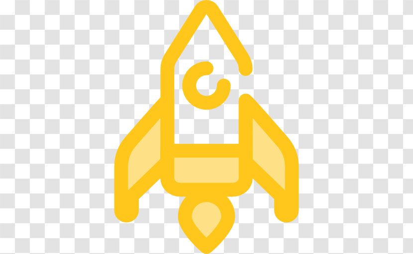 Business Rocket Launch Spacecraft - Yellow Transparent PNG