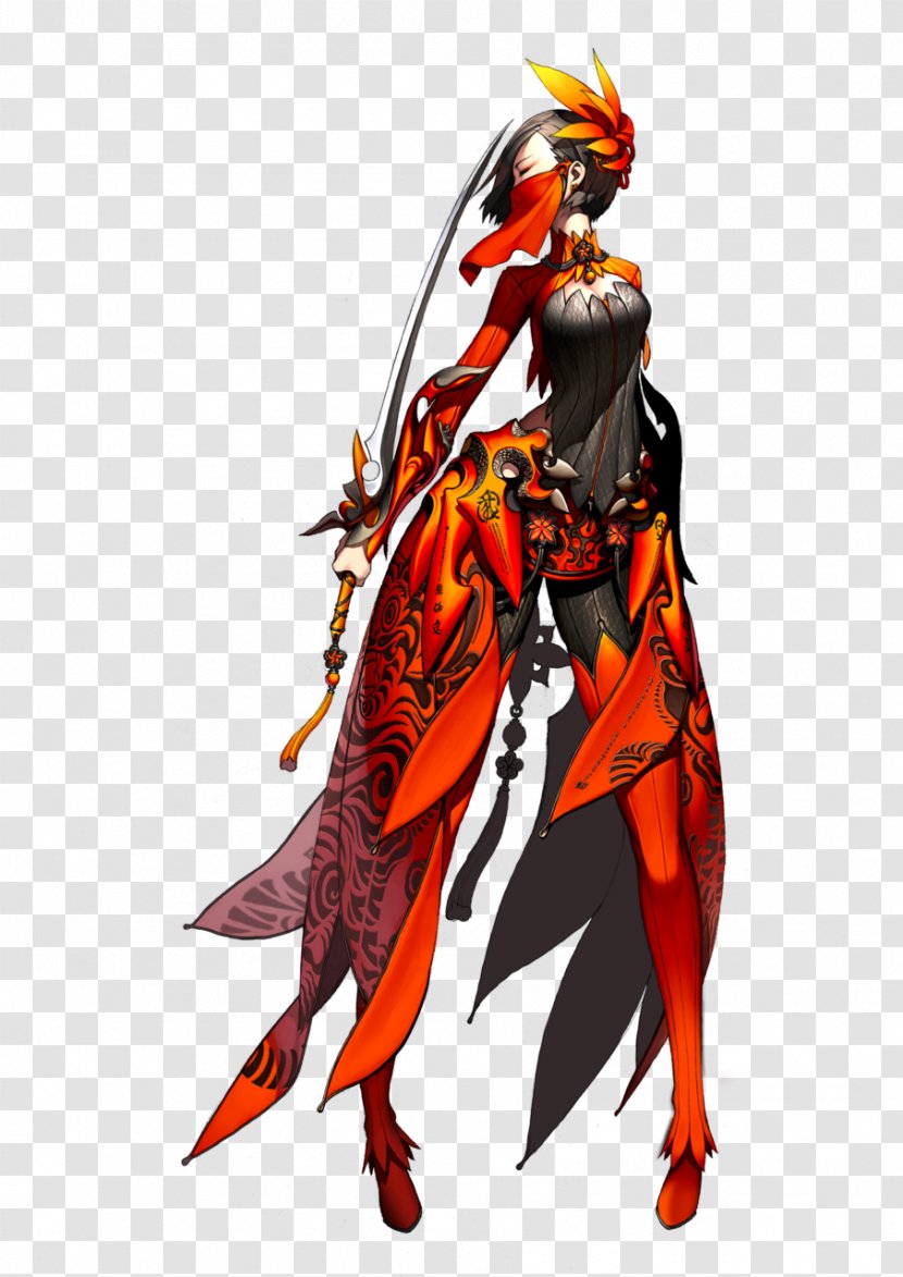 Blade & Soul Character Design Drawing - Cartoon Transparent PNG