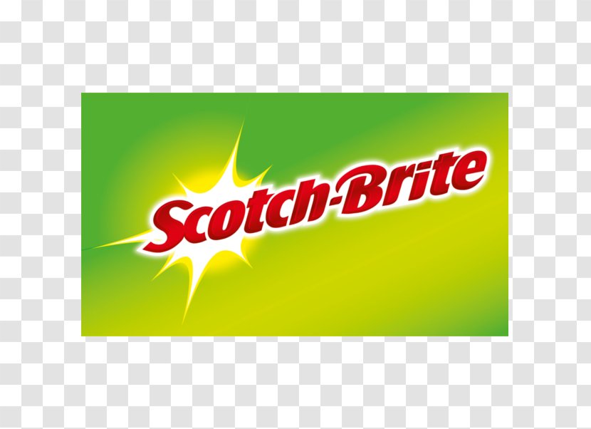 Logo Brand Scotch-Brite Banner Scotch Tape - Yellow - Computer Transparent PNG