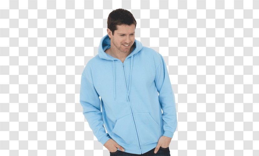Hoodie Zipper Uneek UC504 Adults Classic Full Zip Hooded Sweatshirt Bluza - Royal Blue Fleece Jacket With Hood Transparent PNG