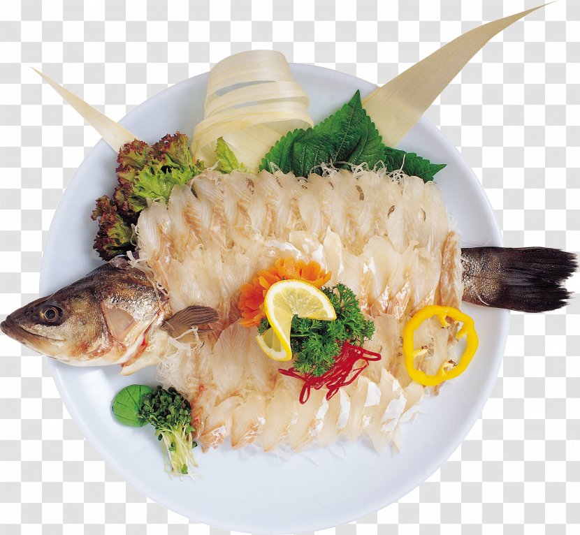 Fish Slice Sashimi Japanese Cuisine Italian Breakfast - Seafood - Shrimps Transparent PNG