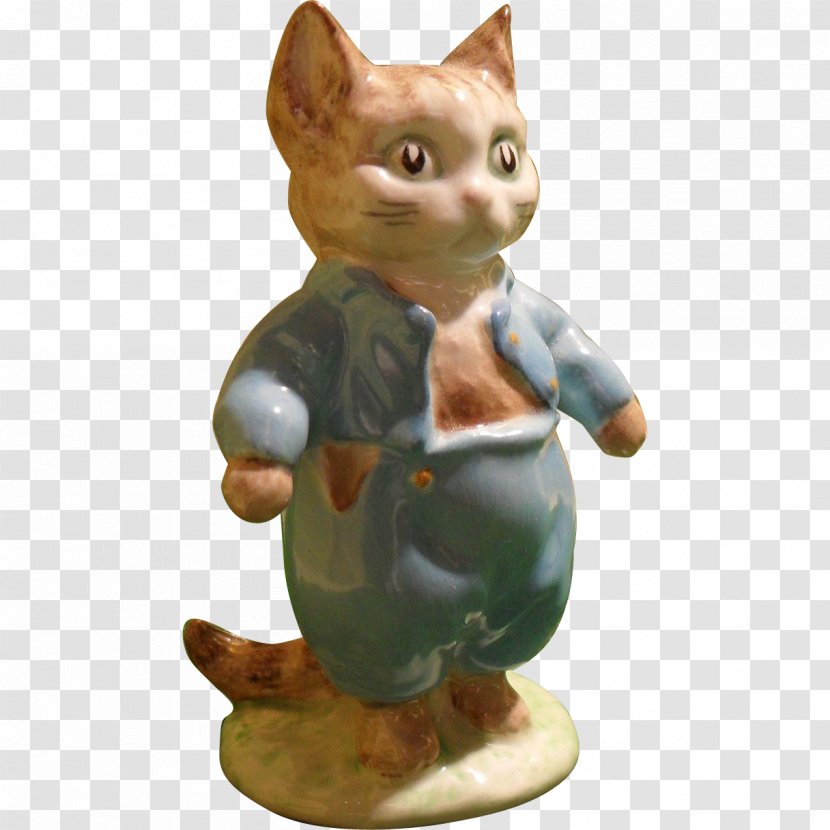Cat Figurine Animal Toy - Small To Medium Sized Cats - BEATRIX POTTER Transparent PNG