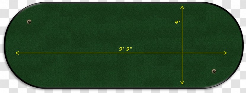 Rectangle - Area - Putting Green Transparent PNG