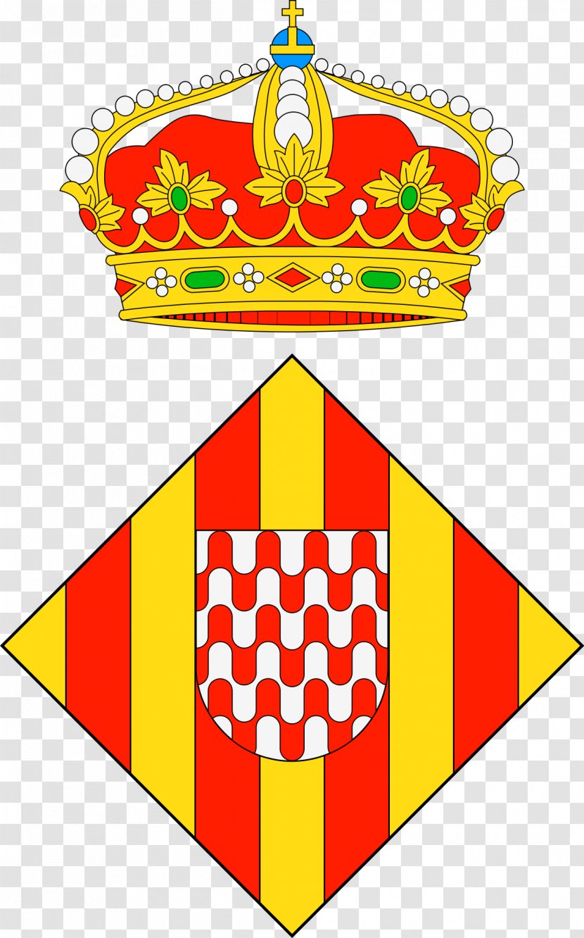 Les Borges Blanques Girona Barcelona Coat Of Arms Escudo De Gerona - Vair - Gold Crown Transparent PNG