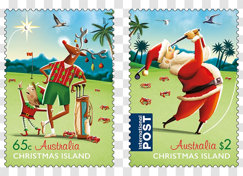 Australia Post Christmas Stamp Postage Stamps Transparent PNG