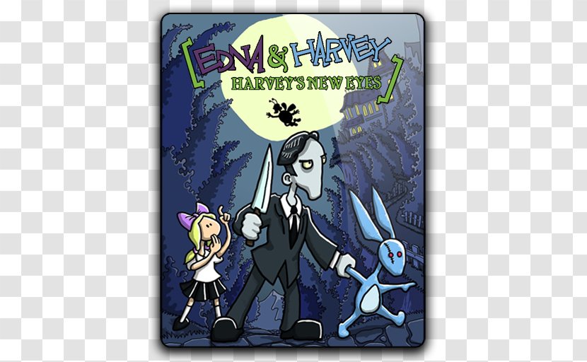 Edna & Harvey: Harvey's New Eyes The Breakout Video Game Adventure Sam Max Save World - Fictional Character - And Harvey Art Transparent PNG