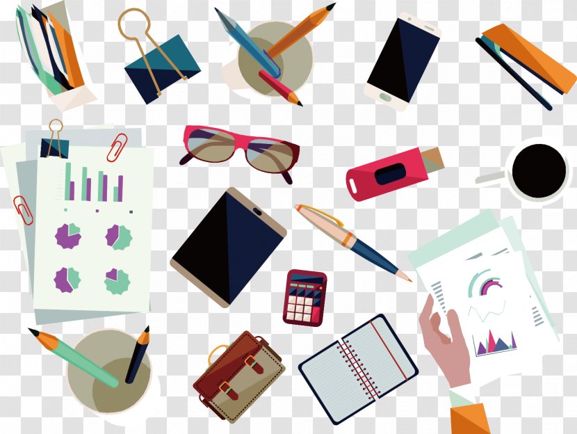 Icon - Metro - Flat Creative Business Office Tools PPT Transparent PNG