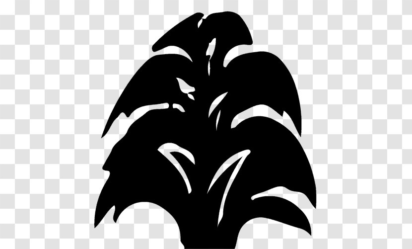 Silhouette Leaf Character Black Clip Art - Monochrome Photography Transparent PNG