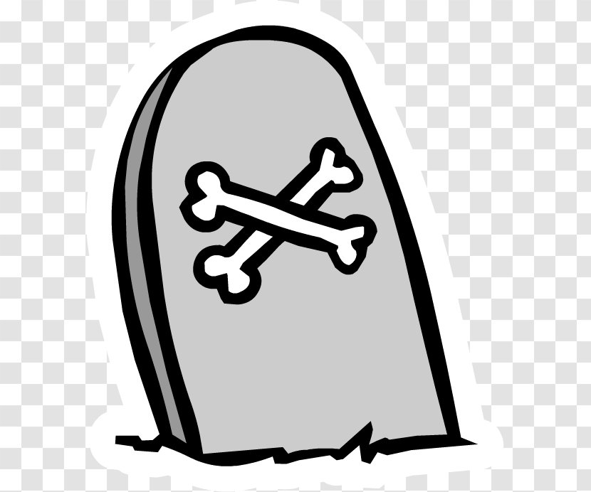 Headstone Club Penguin Sticker YouTube - Halloween - Tombstone Transparent PNG