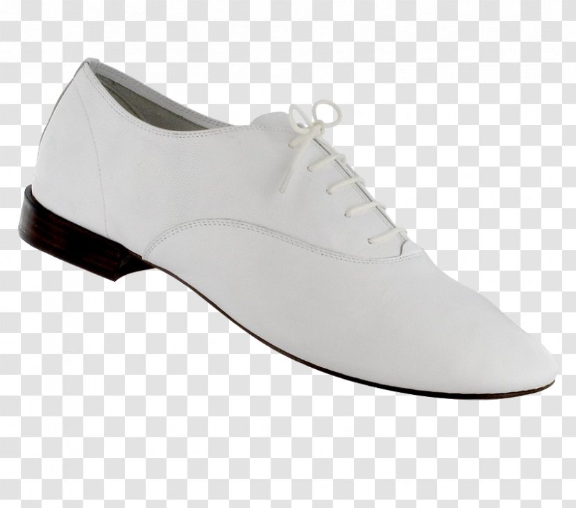 Repetto Oxford Shoe White Leather - Sneakers - Pineapple Straw Transparent PNG