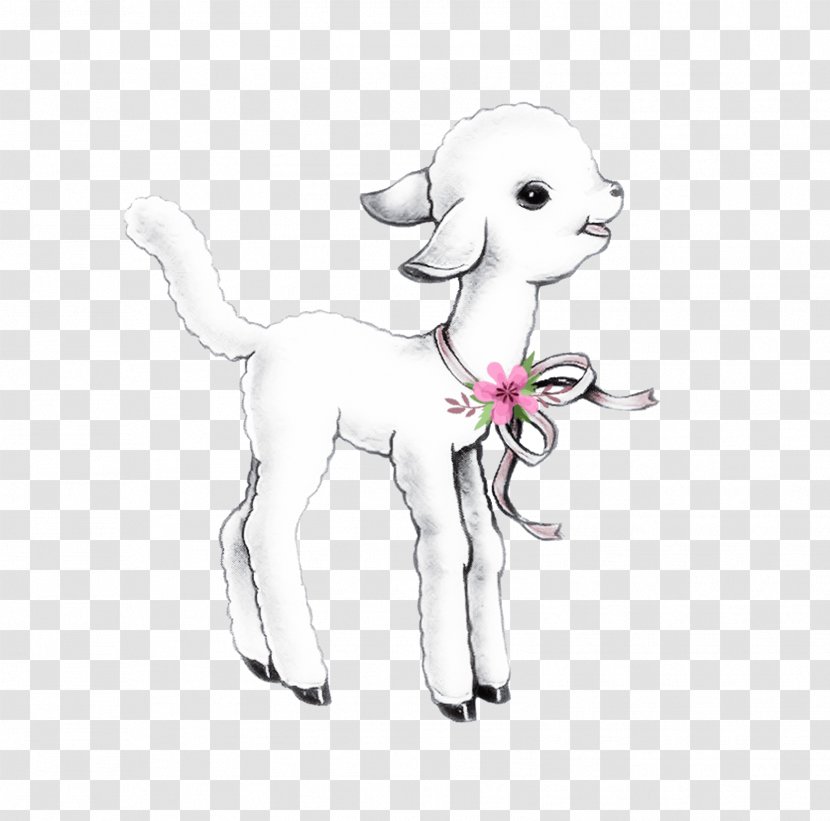 Puppy Sheep Drawing Clip Art - Watercolor - Lamb Transparent PNG