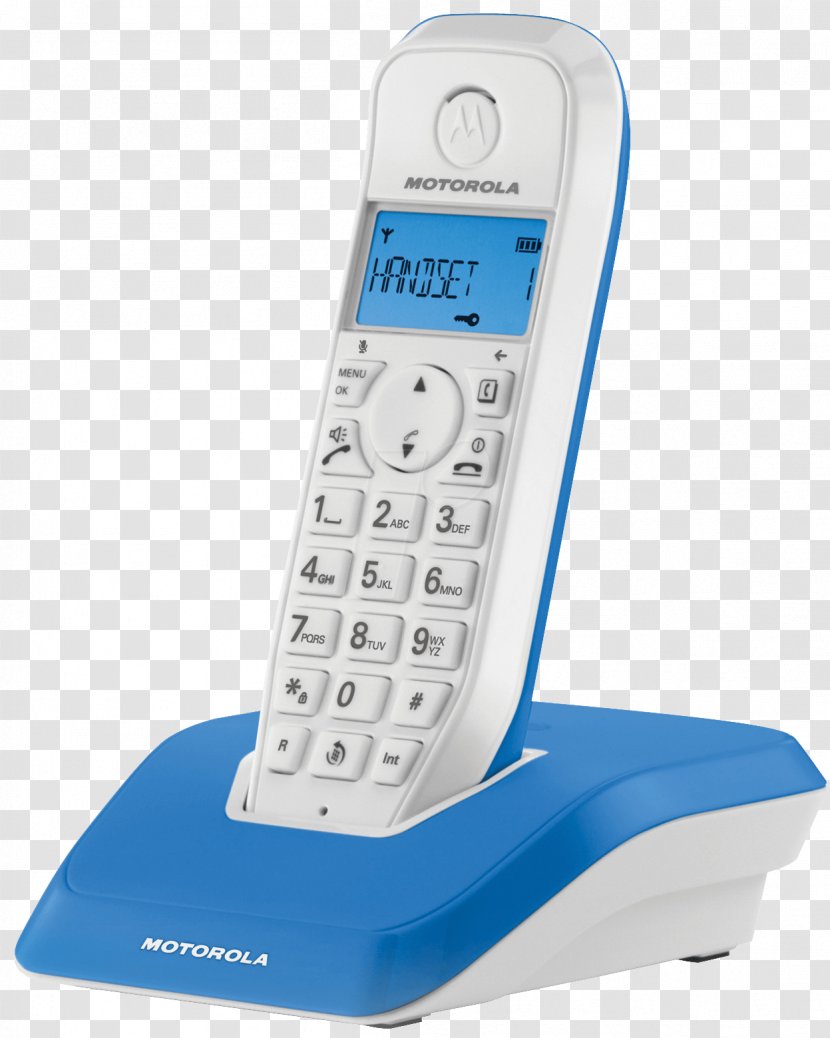 Motorola Startac S1201 Cordless Telephone Digital Enhanced Telecommunications - Feature Phone - Answering Machine Transparent PNG