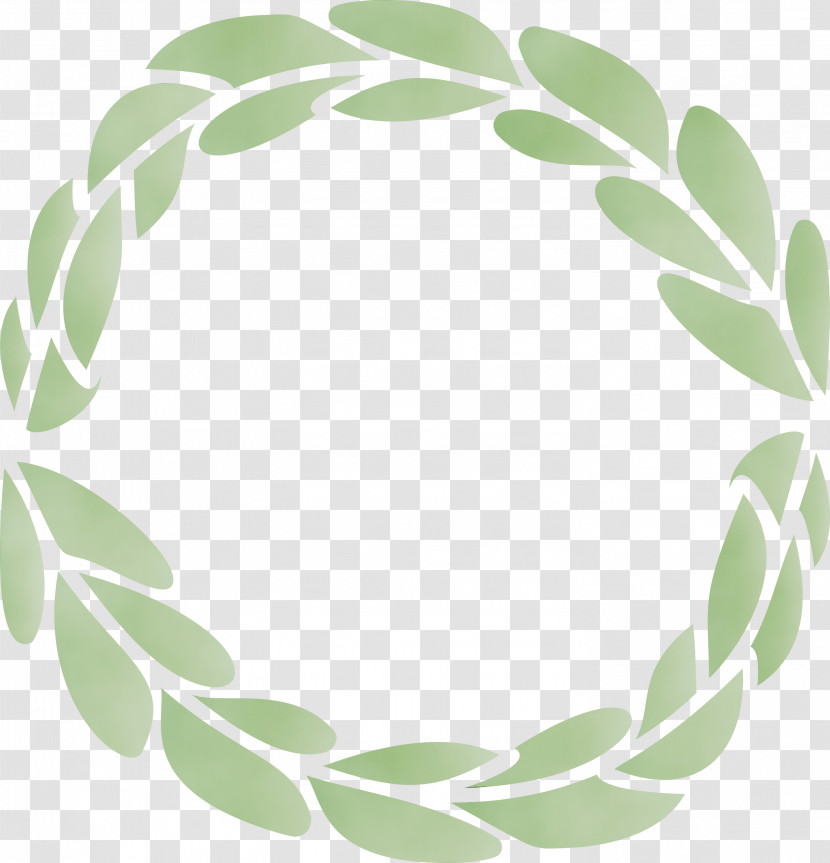 Leaf Green Plant Circle Transparent PNG