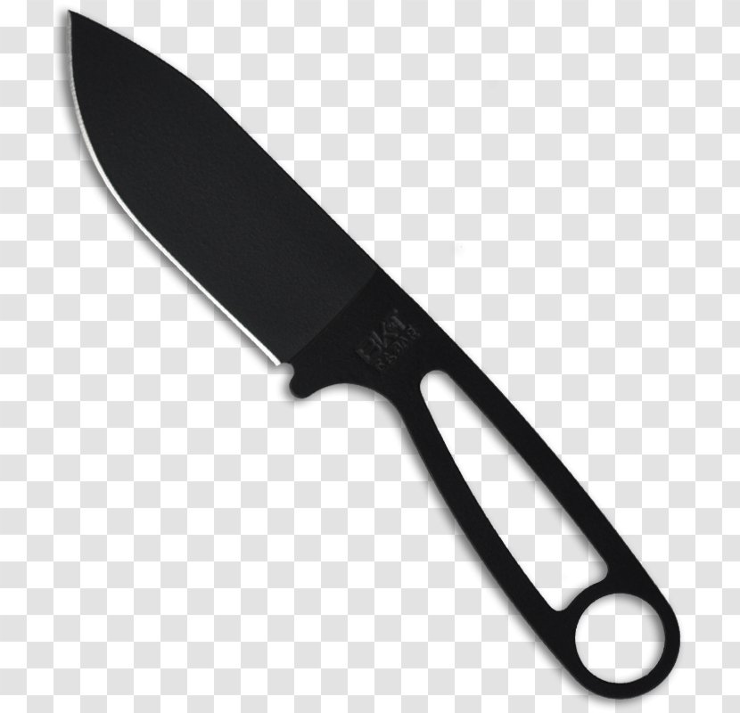Neck Knife Survival Ka-Bar Blade - Cold Weapon Transparent PNG