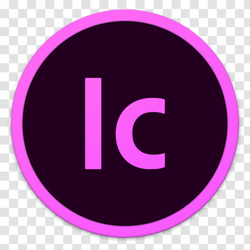 Pink Purple Text Symbol - Adobe Ic Transparent PNG