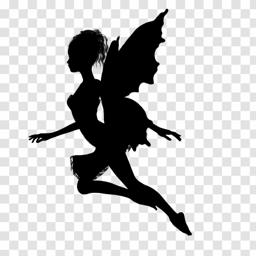 Tinker Bell Fairy Silhouette Stock Photography - Mythical Creature Transparent PNG