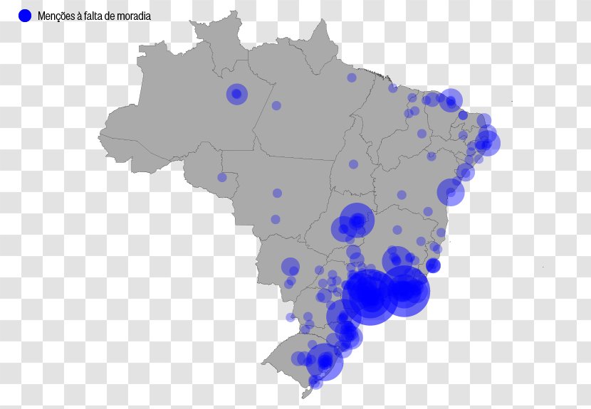 Brazil Blank Map Transparent PNG