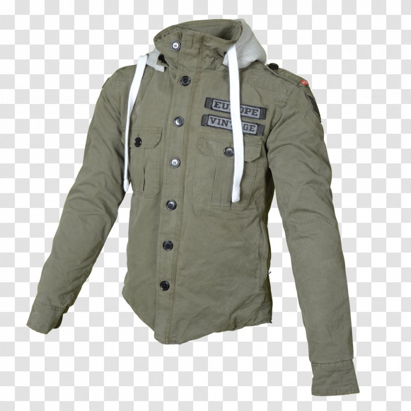 Hoodie Jacket Kevlar Army - Leather Transparent PNG