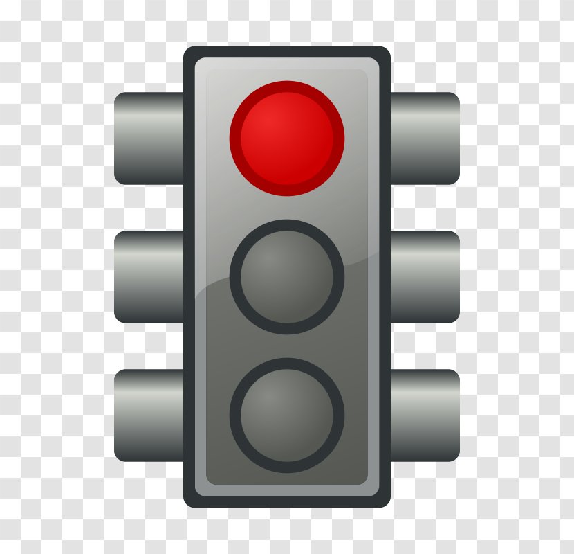 Traffic Light Red Stop Sign Clip Art - Roadworks Transparent PNG