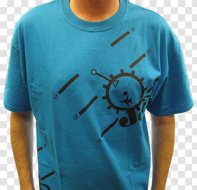 T-shirt Shoulder Sleeve Font - Teal Transparent PNG