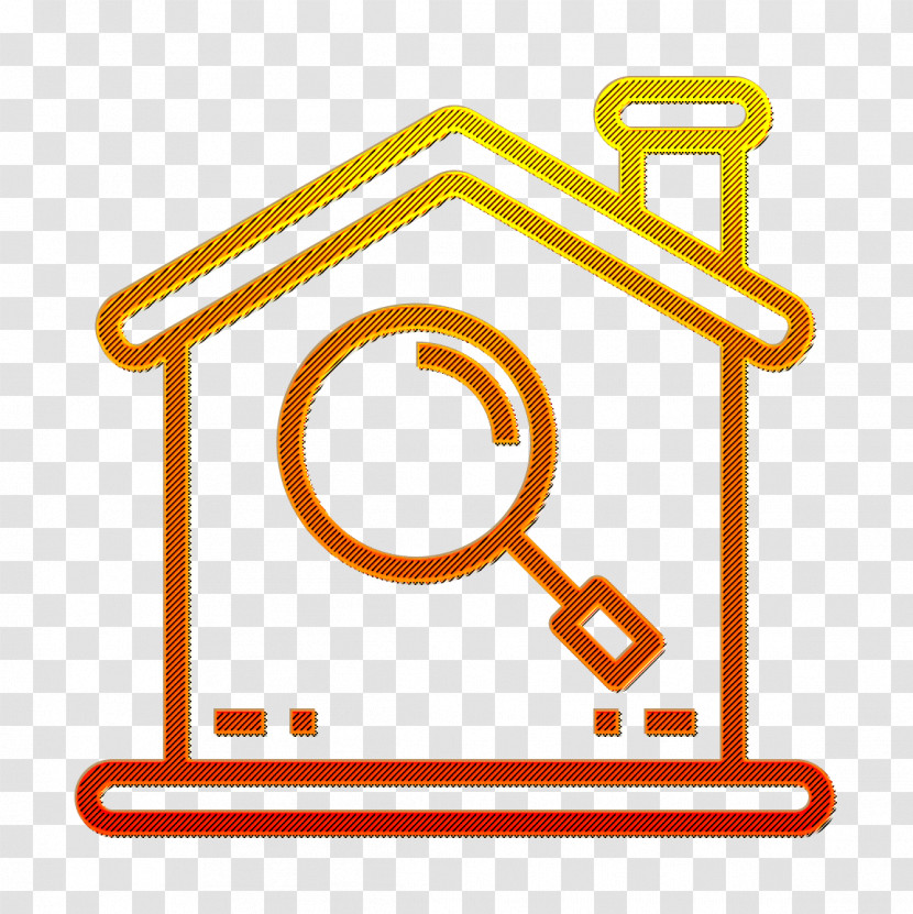 Real Estate Icon Search Icon Home Icon Transparent PNG