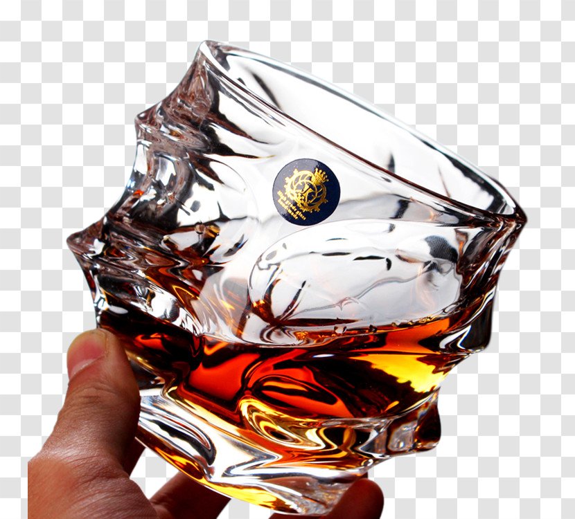 Whisky Beer Wine Glass - Crystal - Ocean Waves Cup Whiskey Wineglass Transparent PNG