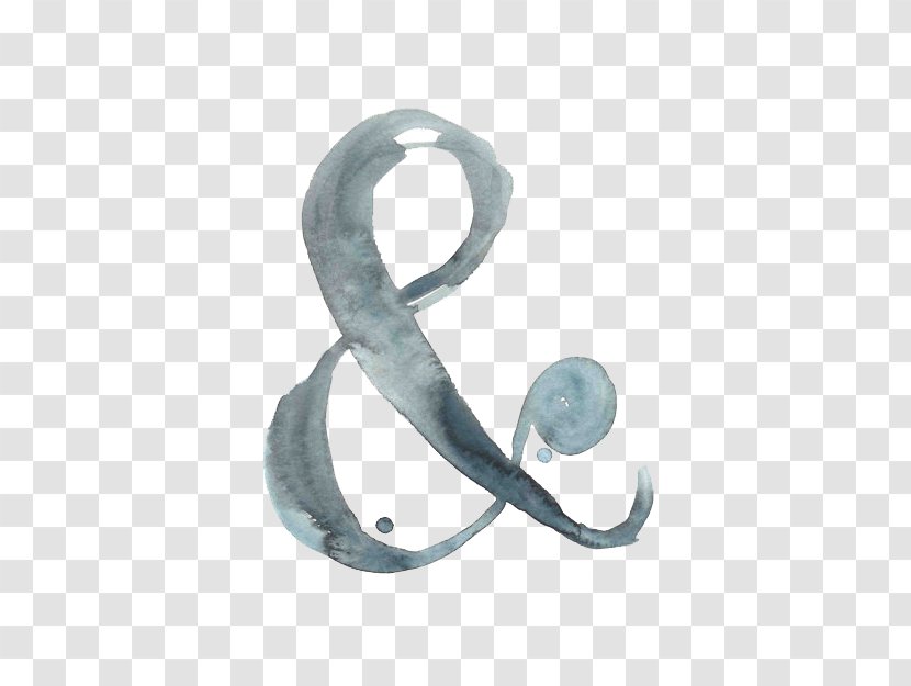 Ampersand Watercolor Painting Scarlett Scales Antiques Art Illustration - Symbol Transparent PNG