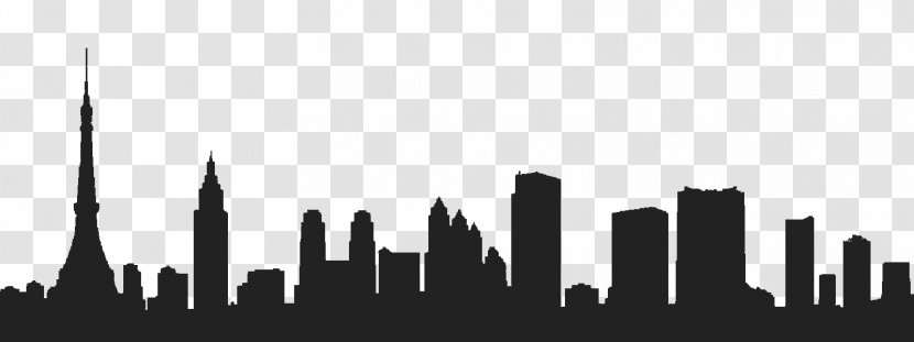 Tokyo Skyline Clip Art - Metropolis - Clipart Transparent PNG