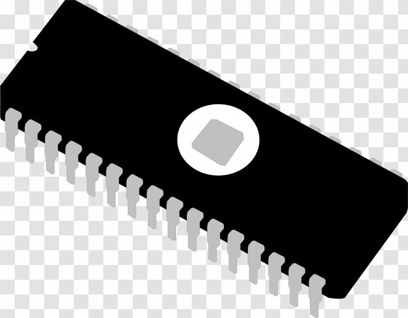 Integrated Circuits & Chips Electronic Circuit EPROM Clip Art - Microcontroller Transparent PNG