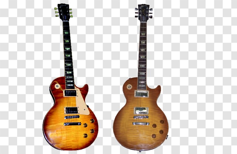 Acoustic Guitar Electric Bass Gibson Les Paul - Heart Transparent PNG