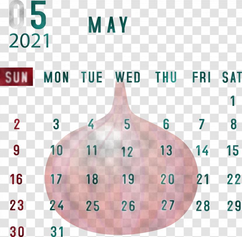 May 2021 Printable Calendar May 2021 Calendar Transparent PNG